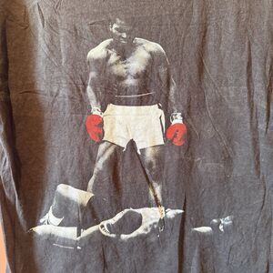 Muhammad Ali Mens S Small TShirt Black Tee Shirt Cotton Short Sleeve Boxer
